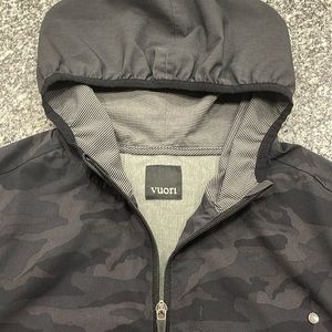 Vuori Venture Track Jacket Men's Large Stretch Polyester Golf performance camo